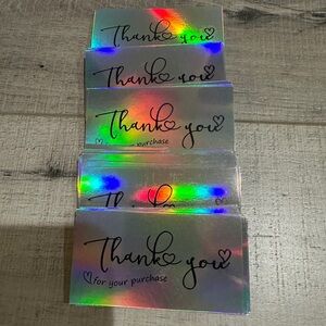 50 Pcs ‘Thank You for Your Purchase’  Cards